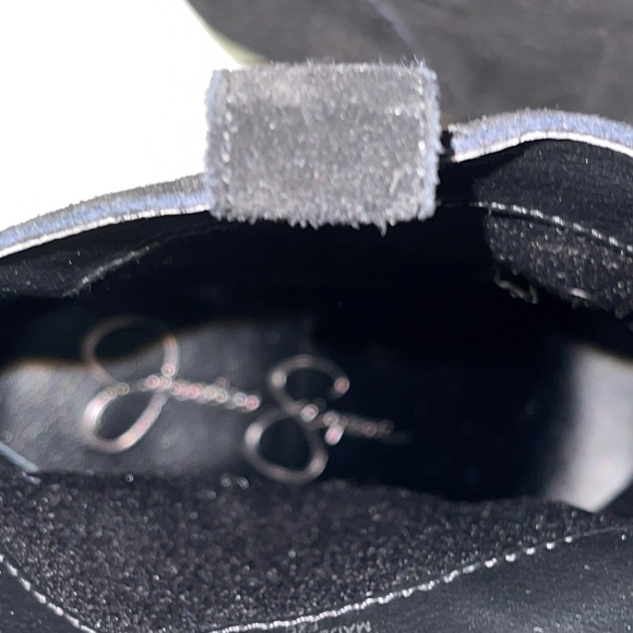 Jessica Simpson Black Suede Cowboy Boots - Picture 3 of 10